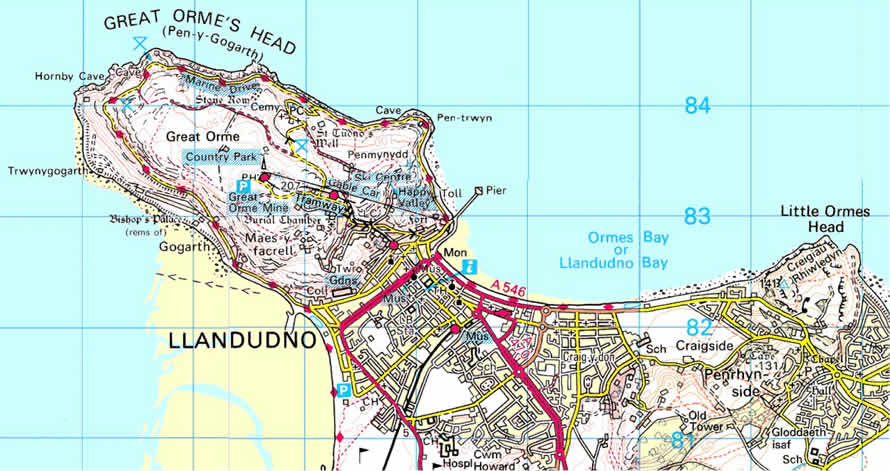 GREAT ORME MAP